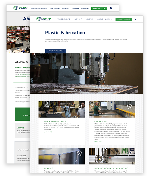 Midland Plastics interior pages